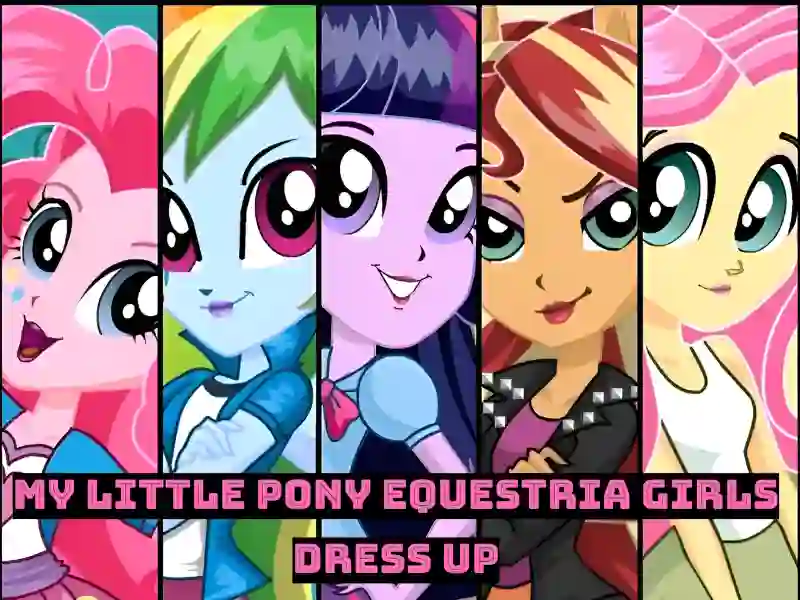 Žaidimas My Little Pony Equestria Girls dress up internete
