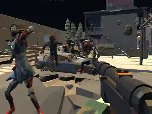 Žaidimas Zombie Virus FPS internete
