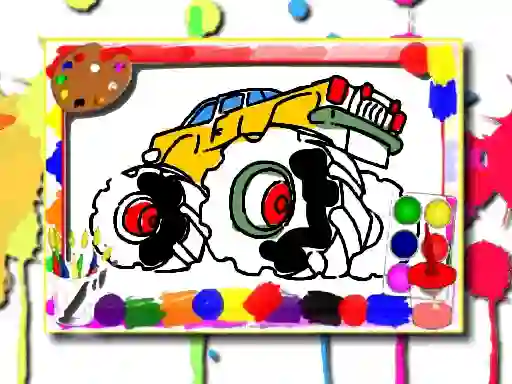 Žaidimas Monster Truck Coloring Book internete