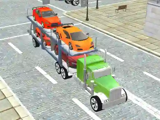 Žaidimas Car Carrier Trailer internete