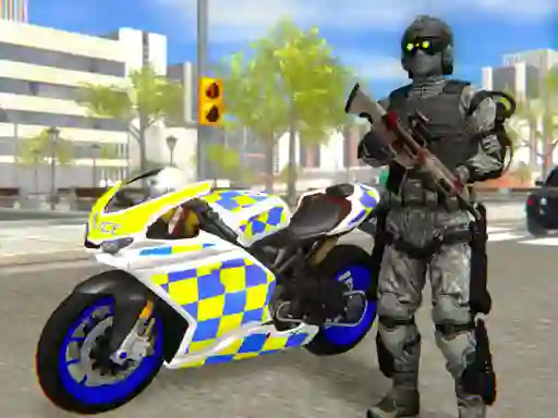 Žaidimas Police Bike City Simulator internete