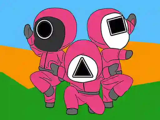 Žaidimas Squid Coloring Book internete