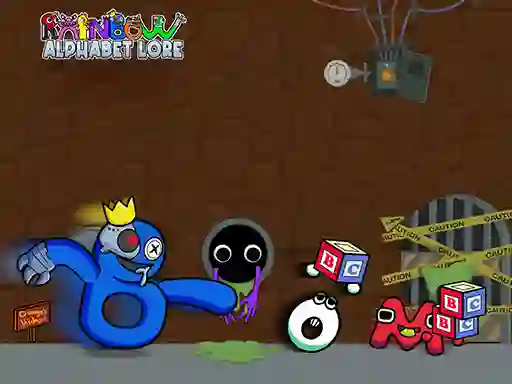 Žaidimas Rainbow Alphabet Lore internete