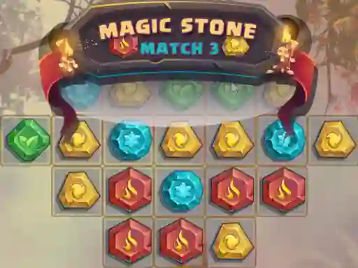 Žaidimas Magic Stone Match 3 internete