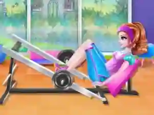 Žaidimas Princesses: fitness against fat internete