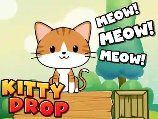 Žaidimas Kitty Drop save the Kat internete