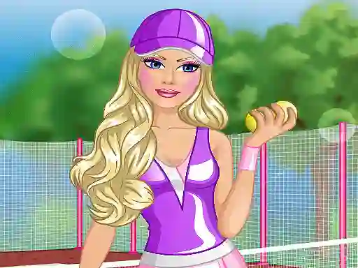 Žaidimas Barbie Tennis Dress internete