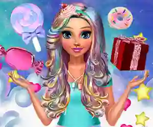 Žaidimas Katie's Candy Look internete