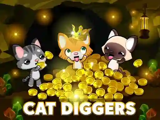 Žaidimas Cat Diggers internete