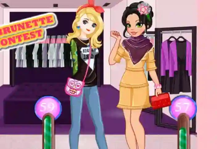 Žaidimas Blonde Vs Brunette Beauty Contest internete