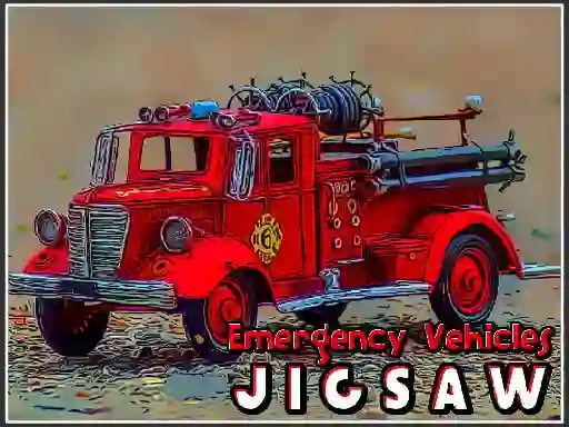 Žaidimas Emergency Vehicles Jigsaw internete