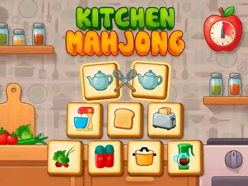 Žaidimas Kitchen mahjong internete