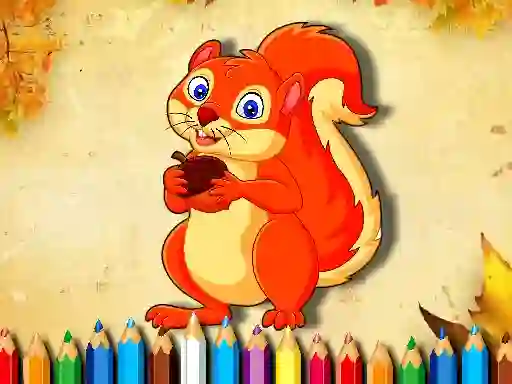 Žaidimas Squirrel Coloring Book internete