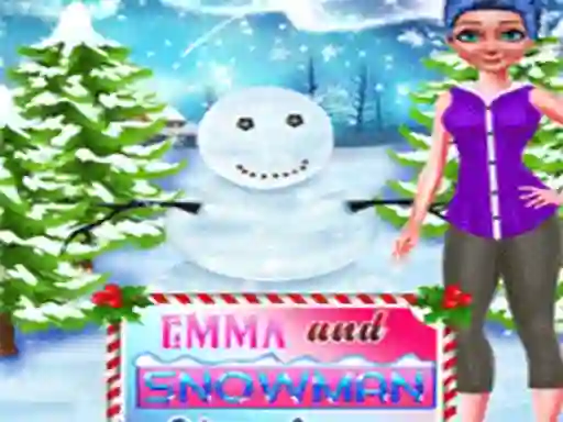 Žaidimas Emma and Snowman Christmas internete