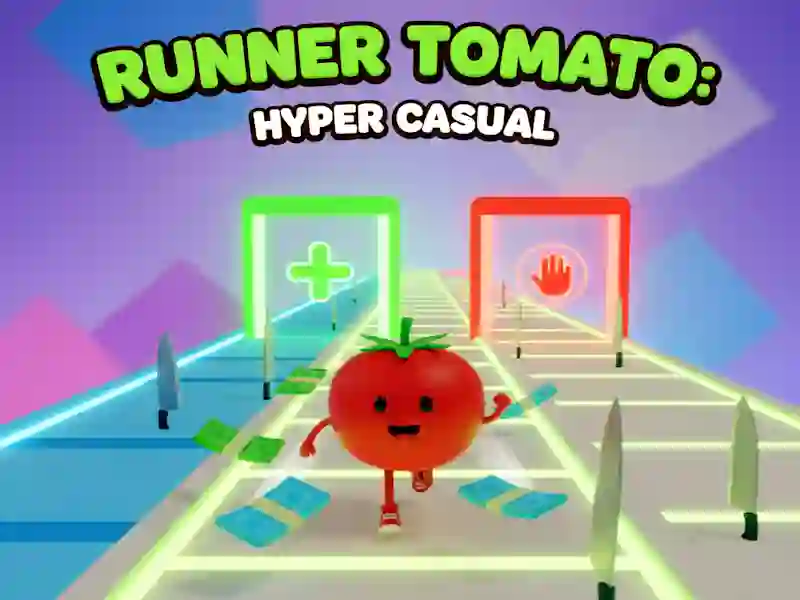 Žaidimas Runner Tomato: Hyper Casual internete