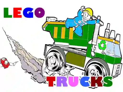Žaidimas Lego Trucks Coloring internete