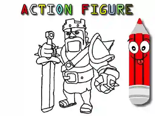 Žaidimas Back To School: Action Figure Coloring internete