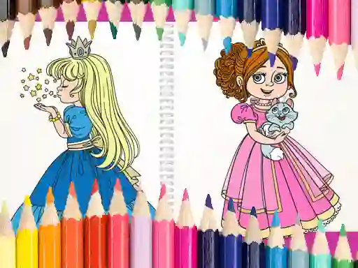 Žaidimas Beautiful Princess Coloring Book internete