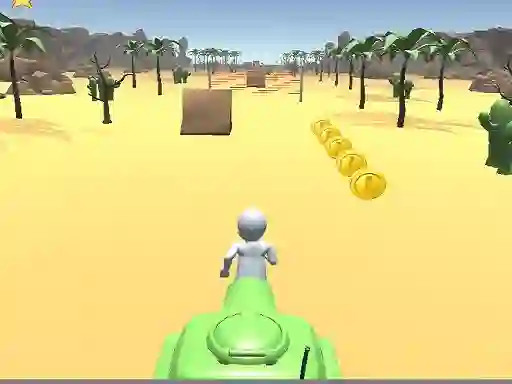 Žaidimas 3D Desert Parkour internete
