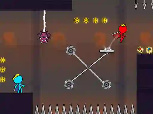 Žaidimas Red and Blue Stickman 2 internete