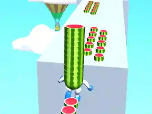 Žaidimas Watermelon Run 3d internete