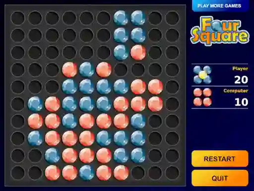 Žaidimas Four Square internete