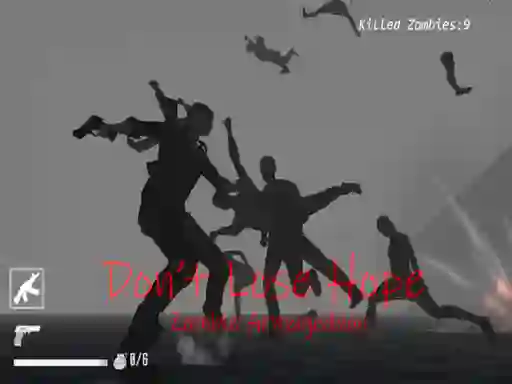 Žaidimas Don`t Lose Hope Zombie Armageddon internete