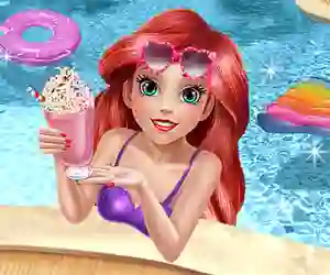 Žaidimas Mermaid Princess Pool Time internete