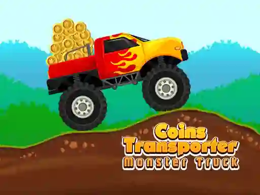Žaidimas Coins Transporter Monster Truck internete