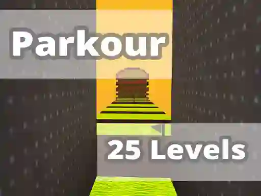 Žaidimas Parkour 25 Levels internete