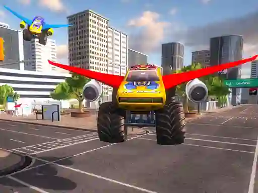 Žaidimas Real Flying Truck Simulator 3d internete