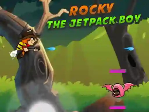 Žaidimas Rocky The Jetpack Boy internete
