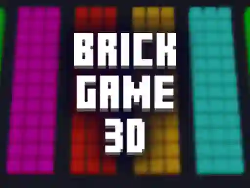 Žaidimas Brick Game 3D internete