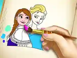 Žaidimas Ice Kingdom Coloring Book internete
