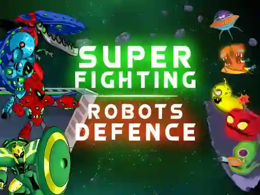 Žaidimas Super Fighting Robots Defense internete