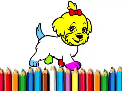 Žaidimas Back To School: Doggy Coloring Book internete