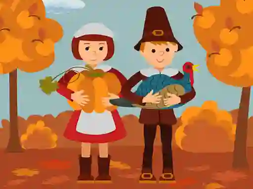 Žaidimas Thanksgiving Jigsaw internete