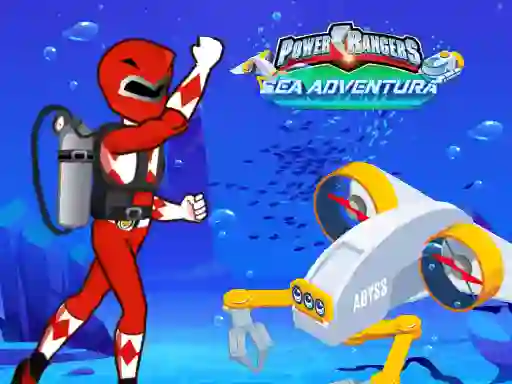 Žaidimas Power rangers Sea adventura internete