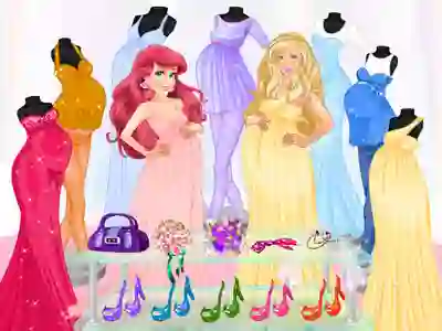 Žaidimas Pregnant Princesses Fashion Outfits internete