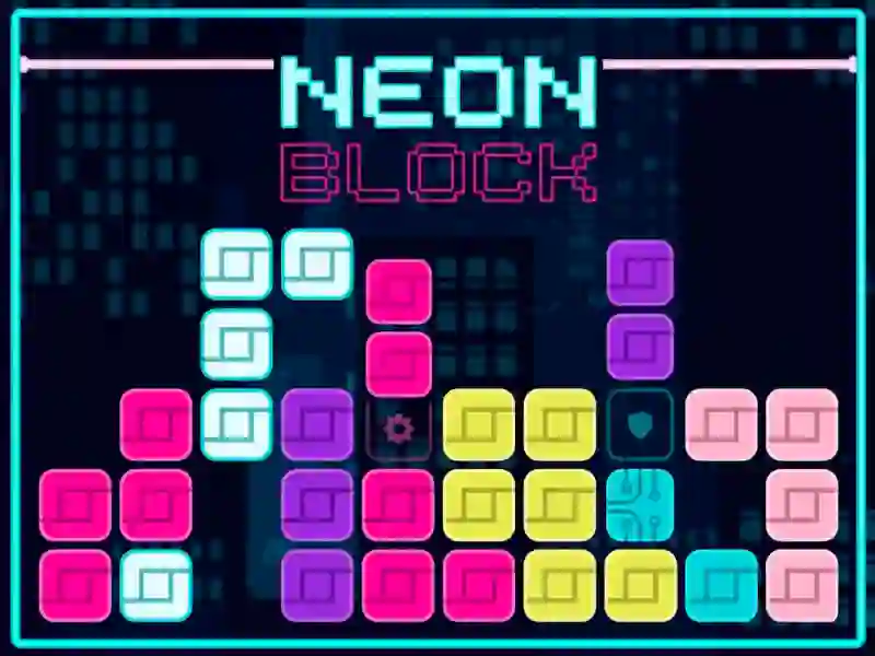 Žaidimas Neon Block internete