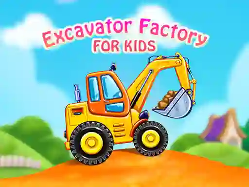 Žaidimas Excavator Factory For Kids internete