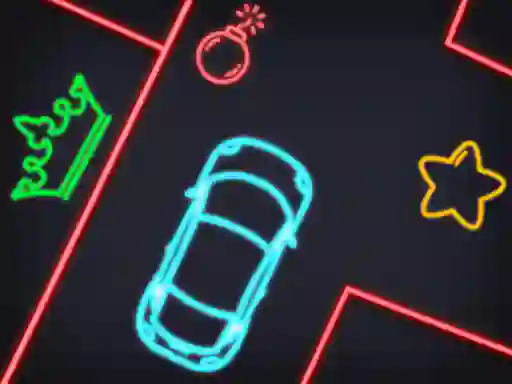 Žaidimas Neon Car Puzzle internete