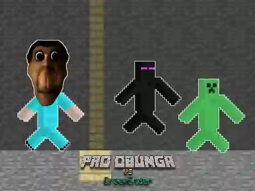 Žaidimas Pro Obunga vs CreepEnder internete