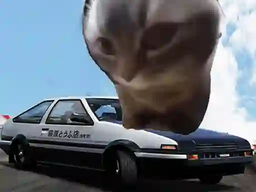 Žaidimas Car Stunt Chipi Chipi Chapa Chapa Cat internete