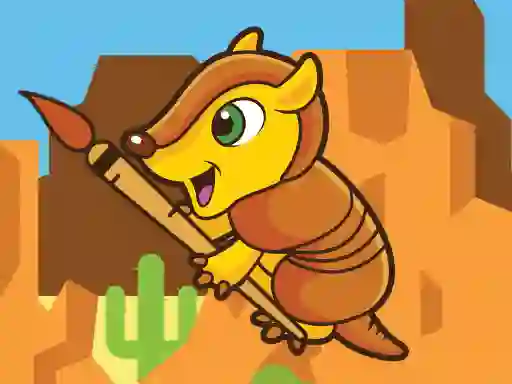 Žaidimas Happy Armadillo Coloring internete