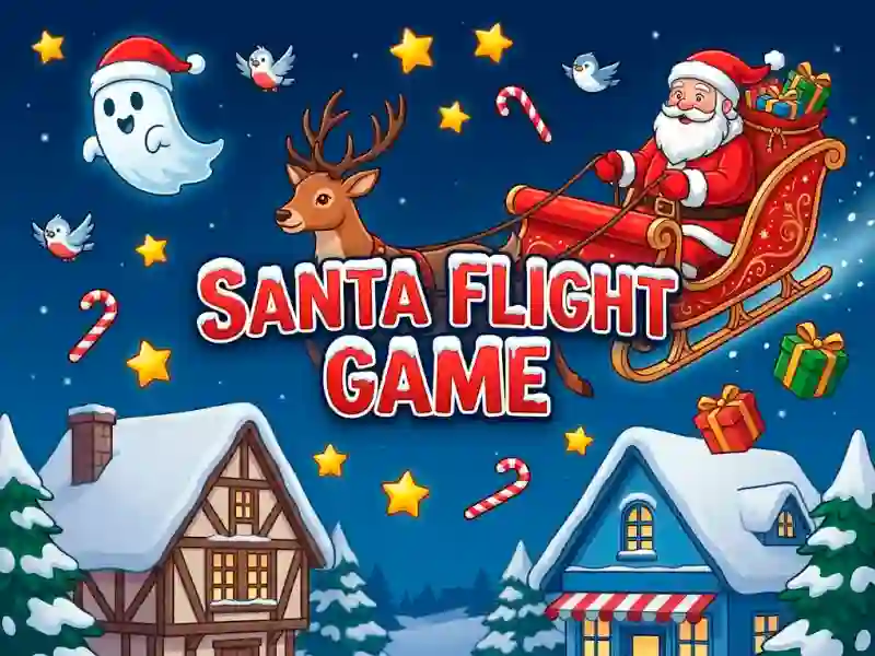 Žaidimas Santa Flight Game internete