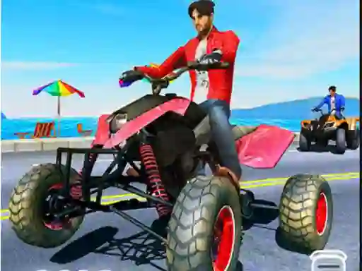 Žaidimas Quad Bike Traffic Racing Mania internete