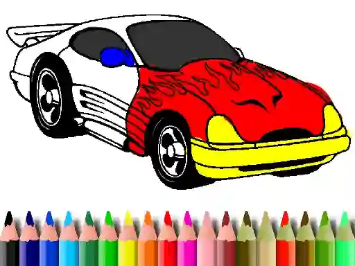 Žaidimas Back To School: Muscle Car Coloring internete