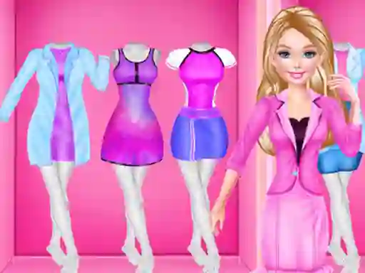Žaidimas Fashion Girl Career Outfits internete