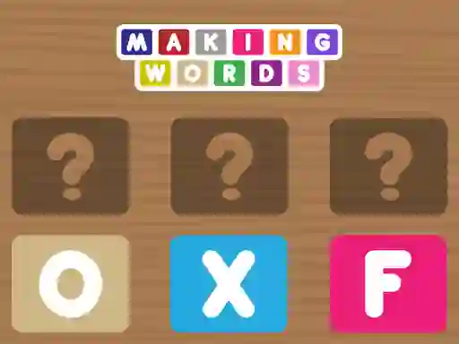 Žaidimas Making Words internete